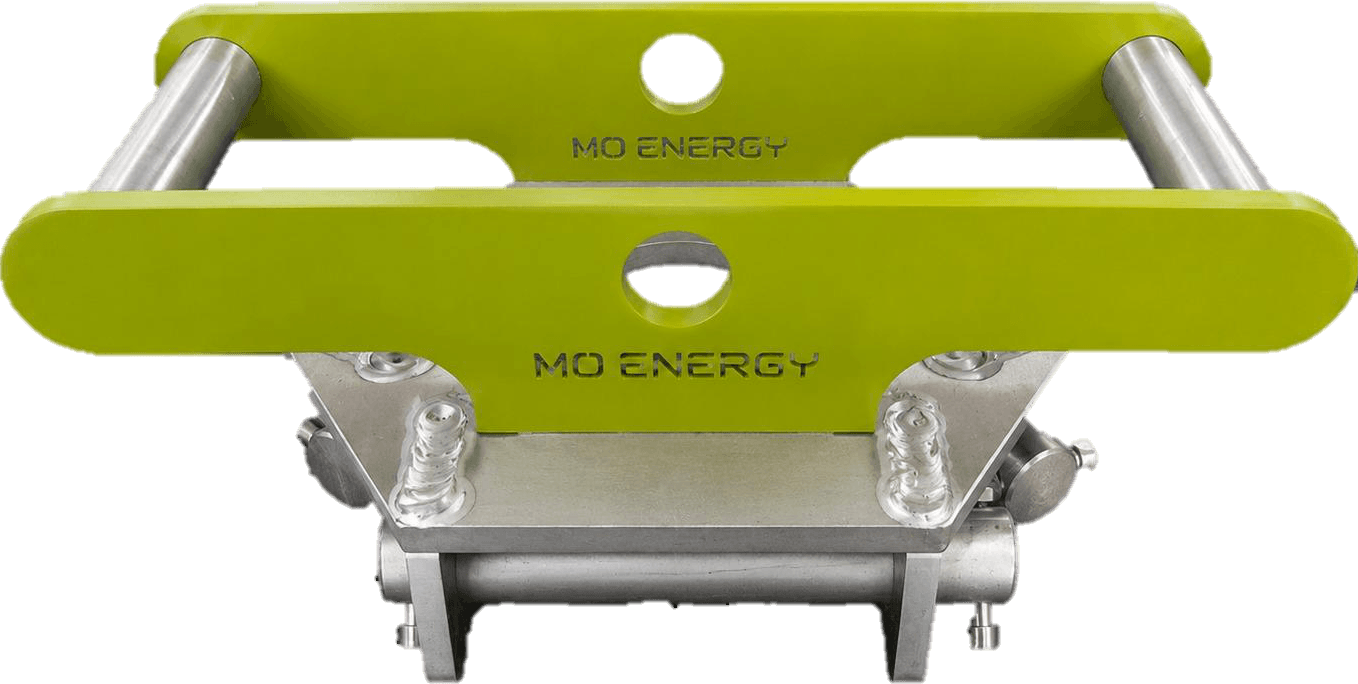 Low-Torque Valve Easy Lift: green lifting frame with rollers